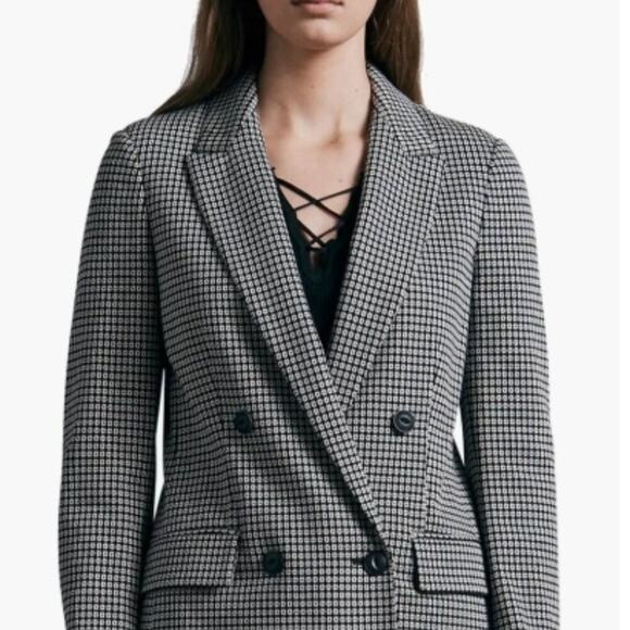 Rag & Bone Andie Geo Double Breasted Blazer - Picture 9 of 9
